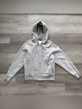 Acne Studios • Ferris Zip Face • Hoodie Sweatshirt - Grey Cotton • Men’s Size XS
